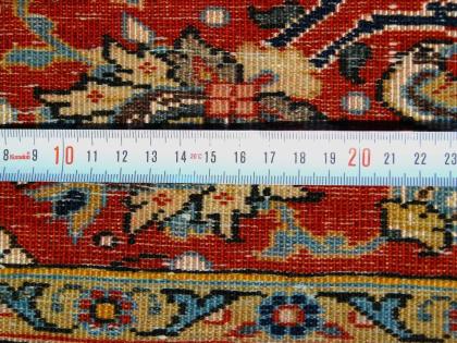 Orientteppich Teheran mit Seide antik (T085)