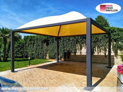 Pavillon 4x4 Überdachung Pagodenzelt Festzelt Pvc Terrassendach Pergola Terrasse