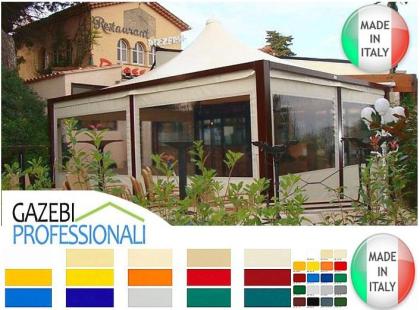 Pavillon Zelt Stahl personalisierte Farben professionell neu 6x6 Garden Café Hot