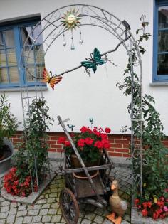 Rosenbögen Pergola Holland Lilie Spitze und Rund Torbogen Kletterhilfe Rose
