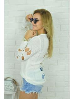 Pulli Damenpulli Pullover Stickpullover Strickjacke Sweater Bluse Jumper Zumba