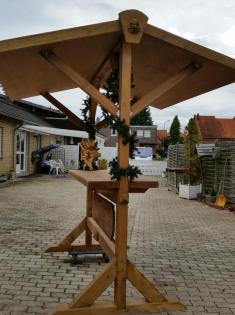 überdachte stehtische schausteller weihnachtsmarkt stehtische krippentische