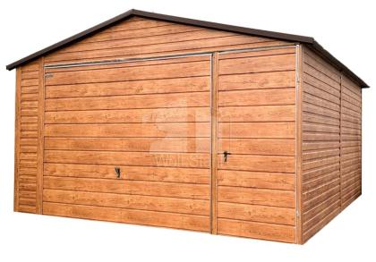 Blechgarage 4, 5x5m Fertiggarage Stahlgarage Günstige Preise ID446