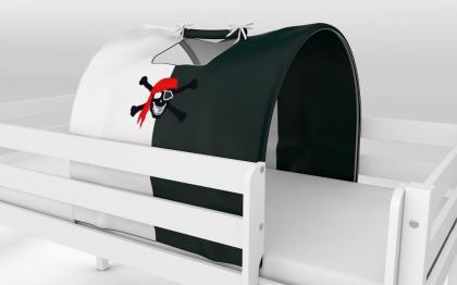 Tunnel Bogen Klein für Hochbett Etagenbett Spielbett 90x75x75 Kinderzimmer Pirat