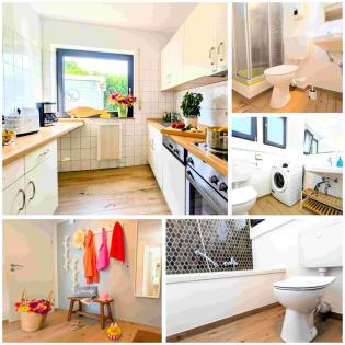 NORDSEE - Ferienhaus mit 2 Schlafzimmer für 4 Gäste + Baby