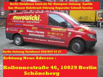 Berlin Notdienst Gas Wasser Heizung Sanitär Reparatur Störung Berlin Gas Wasser
