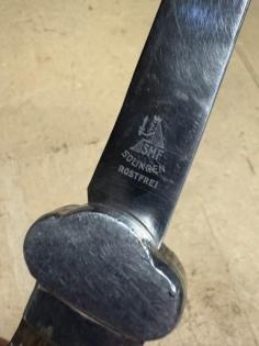 Flieger Kappmesser Luftwaffe SMF Solingen aus Wk2