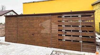 Blechgarage 5x6m Doppelgarage Transport + Aufbau gratis ID444