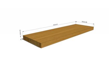 FENSTERBRETT EICHENHOLZ MASSIVHOLZ FENSTERBANK 85x28x4cm
