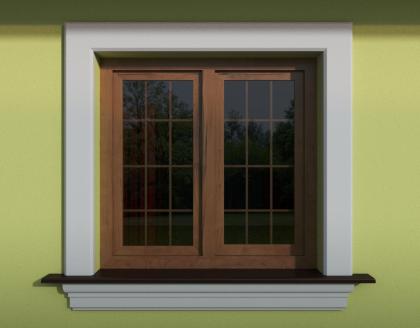 Leisten Leiste LO4 Styropor EPS-200 Elevation Stuckatur Fenster Dekoration Deko