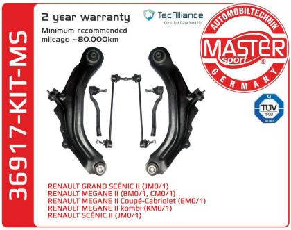 QUERLENKER SATZ RENAULT MEGANE II kombi (KM0/ 1_ ) MEGANE II (BM0/ 1, CM0/ 1) SC