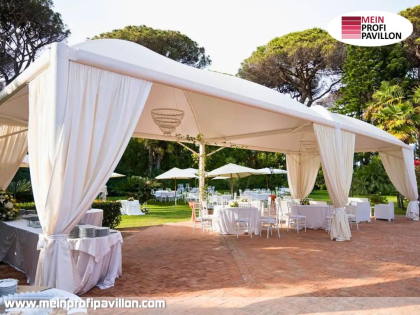 Pavillon 6x6 Überdachung Sonnenschutz Festzelt Terrassenüberdachung Pvc