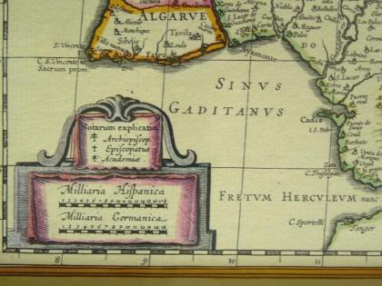 Iberische Halbinsel Grafik alt Nr.B094