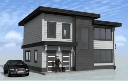 Modernes Holzhaus in modularer Bauweise mit 150 m² - ab 95.240, - €