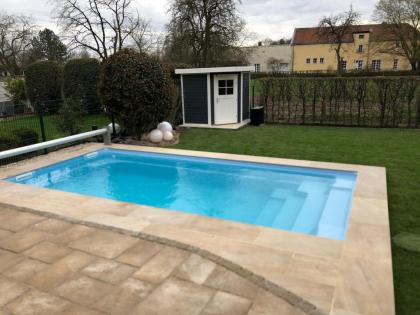 Gfk Pool Riviera 7, 5 komplett set Becken Schwimmbecken Technik Vivapool