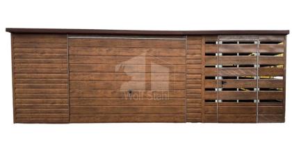Blechgarage 5x6m Doppelgarage Transport + Aufbau gratis ID444
