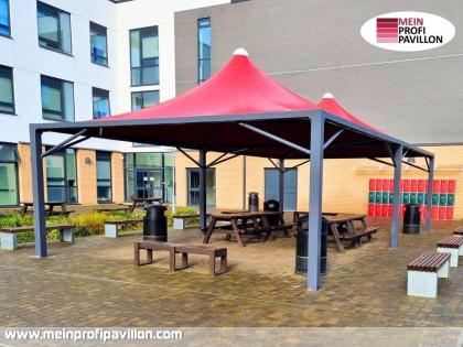 Pavillon 4x4 Überdachung Pagodenzelt Festzelt Pvc Terrassendach Pergola Terrasse