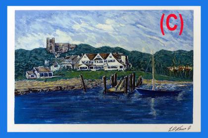 Ted Kennedy: Signiertes Kunstwerk. Wandbild. Souvenir. Geschenkidee. Wandschmuck