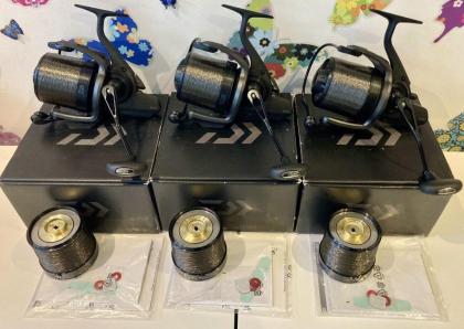 3 x Daiwa Basia SLD QD. BasiAir/ DCR-Stil schwarze