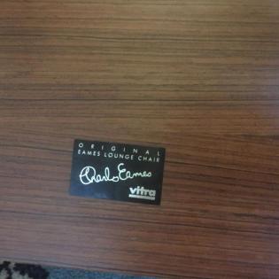 Original Herman Miller Lounge Chair Designer Charles Eames Sessel Vitra