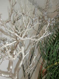 Weihnachten Deko Zweig / Kunst Zweig