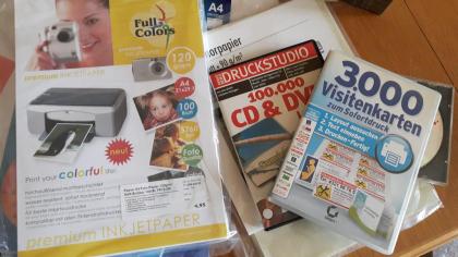 Praxisauflösung -Geschäftsauflösung: ein großes Paket (siehe Bilder)-Büro–Softwa