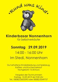 Kinderbasar Nonnenhorn für Selbstverkäufer