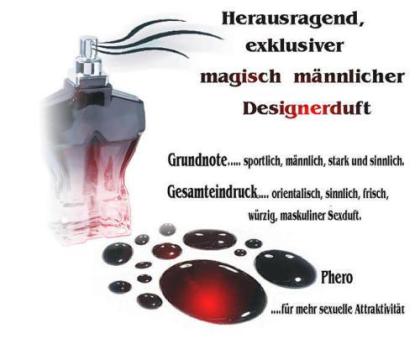 Parfümserie für Mann und Frau