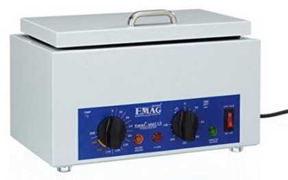 Geschäftsauflösung: EMAG Heissluftsterilisator und Ultraschallreinigungsgerät Em