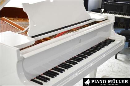Hamburger Steinway & Sons Flügel Modell S-155 in weiß Hochglanz