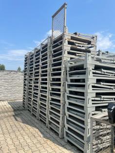 Gitterbox faltbar gebraucht 1240x835x970 1 Klappe 150 St.
