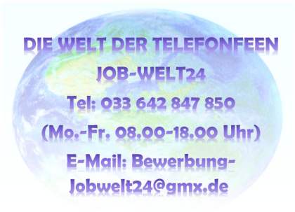 Telefonistin Job Heimarbeit 100%Homeoffice Radeberg und ü-all Arbeit Stellenange