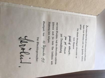 Mein Kampf Orginal Hochzeitsausgabe Stuttgart