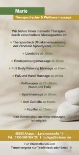 Therapeutische-& Wellness Massage