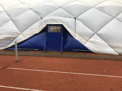 Verkaufe 3-Feld Traglufthalle gebraucht. 3 Schicht!