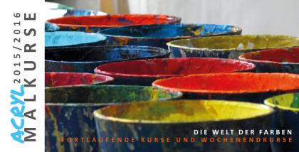 Acryl-Malkurs - Die Welt der Farben (malen mit Pigmente, Acryl und Collagetechni