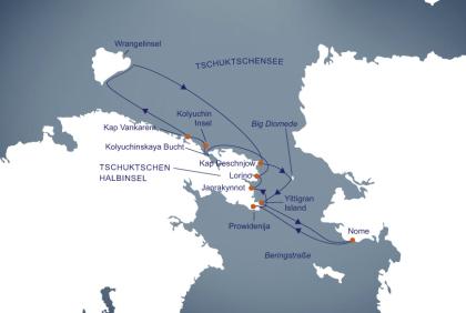 Reispartener MS Bremen Arktis Wrangel Insel, hlbe Doppelkabine männlich