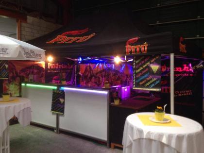 Mobile Cocktailbar auf Messen