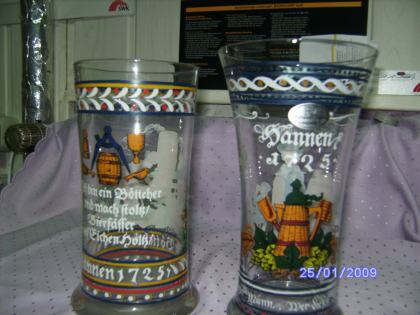 Biergläser-SELTEN