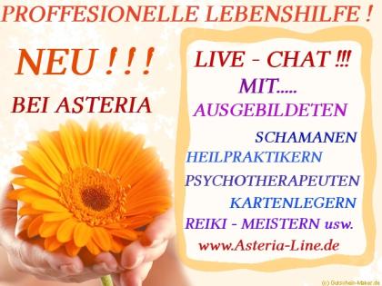GUTSCHEIN FÜR SERIÖSE LEBENSHILFE BEI ASTERIA - LEBENSBERATUNG !