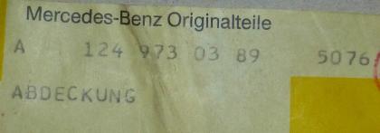 Befestigungssatz Armlehne für Mercedes-Benz W123   A 123 970 00 00  
