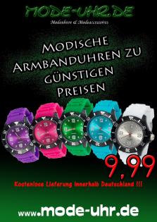 Modische Armbanduhren zu günstigen Preisen. 