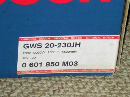 Winkelschleifer Bosch GWS2021-230 JH Professional neu in OVP + Versand