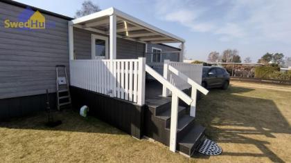 SwedHuus Terrassendach - Kaltwintergarten - Mobilheimterrasse mit Überdachung - 