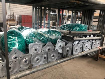 Gebrauchtes Baugerüst Gerüst gebraucht 75m2 0151-41848482 Thieme-Gerueste.de 120