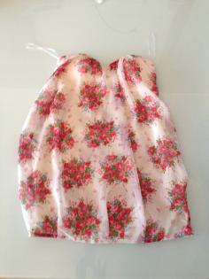 Mini Kleid aus Seide bügelfrei.