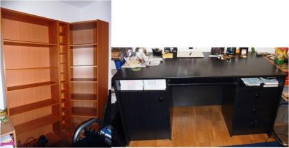 Ikea-Regale, Schreibtisch und Kleinkram abzugeben