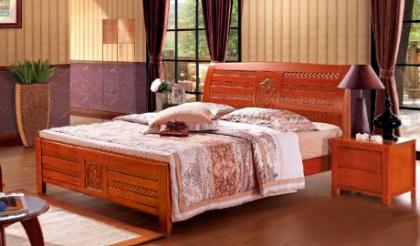 Schlafzimmer Barocci KW01. Set mit Bett und Nachttisch       