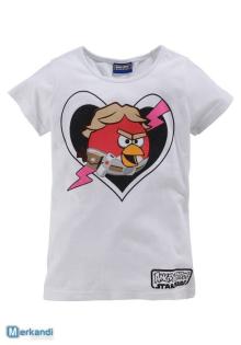 Angry Birds Shirt Mädchen Sonderposten 