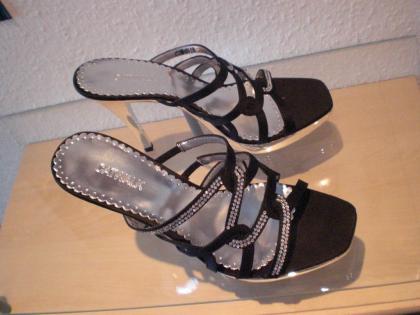 Hochhackige Riemchen Damen Schuhe (mit Strass- Steinchen) zu verkaufen